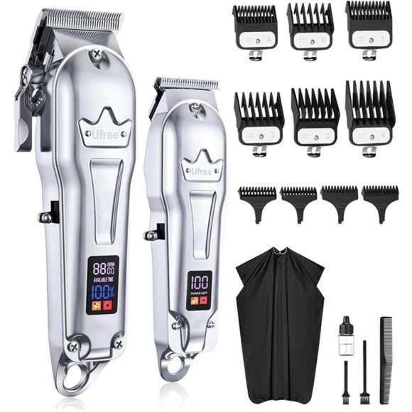 Hair Clippers for Men Professional, Beard Hair Trimmer, Cordless